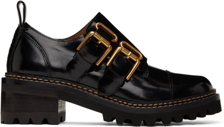 See by Chloé Black Mallory Heels - Picture 5