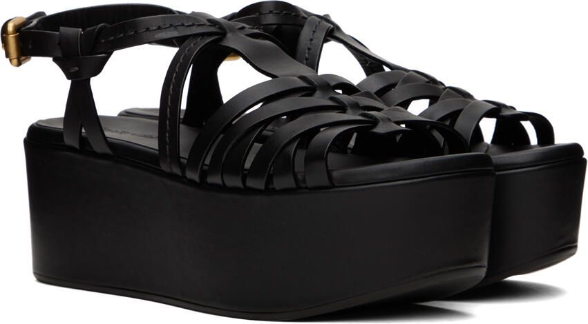 See by Chloé Black Sierra Heeled Sandals - Picture 2