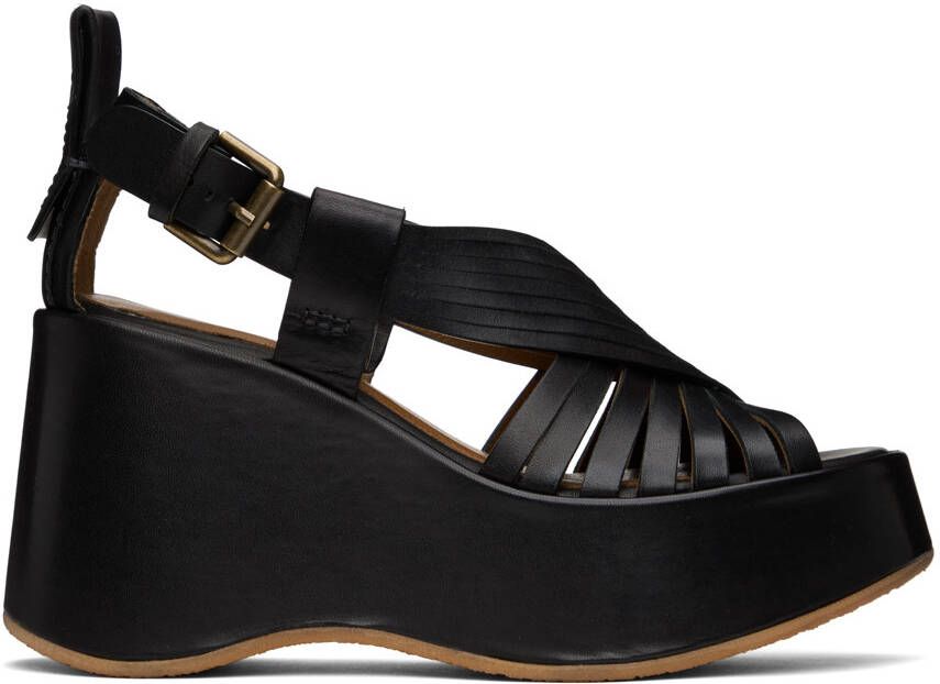 See by Chloé Black Thessa Heeled Sandals - Picture 5
