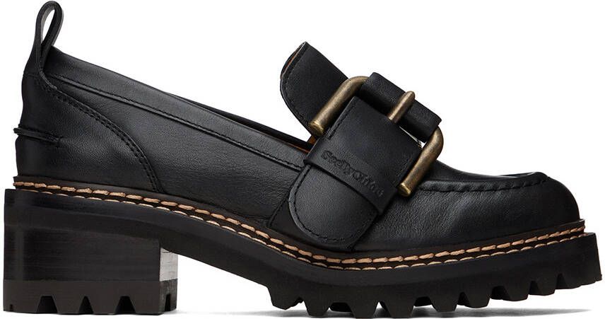 See by Chloé Black Wilow Loafers - Picture 5
