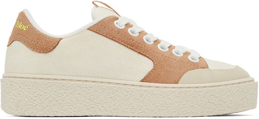 See by Chloé Brown & Off-White Sevy Sneakers - Picture 4