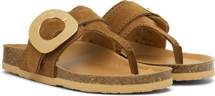 See by Chloé Brown Chany Fussbett Thong Sandals - Picture 2
