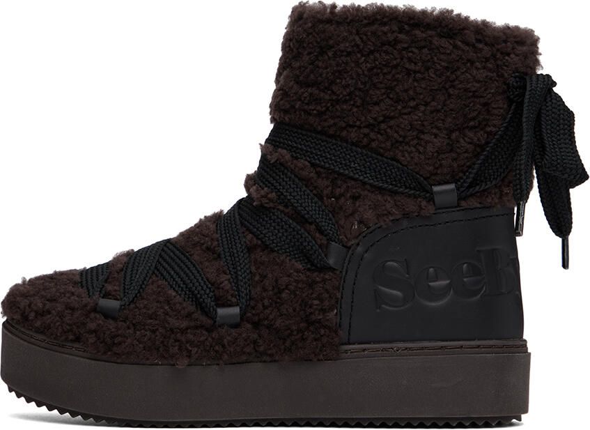 See by Chloé Brown Charlee Ankle Boots - Picture 3
