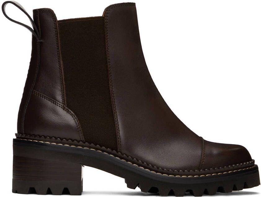 See by Chloé Brown Mallory Boots - Picture 5