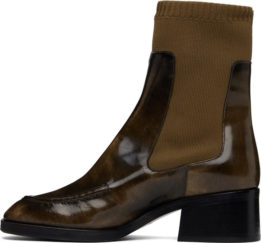 See by Chloé Khaki Wendy Sock Boots - Picture 2