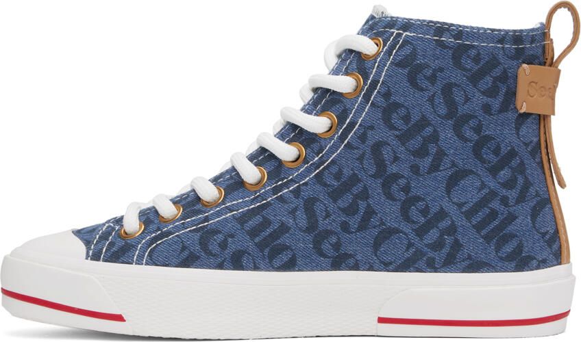 See by Chloé Navy Aryana Sneakers - Picture 3