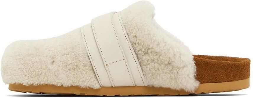 See by Chloé Off-White Gema Shearling Mules - Picture 3