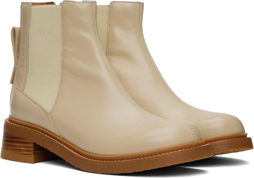 See by Chloé Off-White Mallory Chelsea Boots - Picture 2