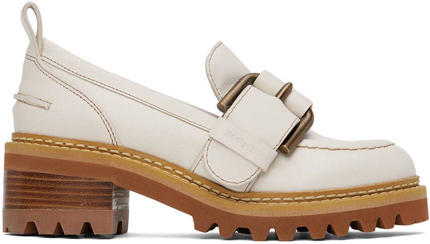 See by Chloé Off-White Willow Loafers - Picture 5