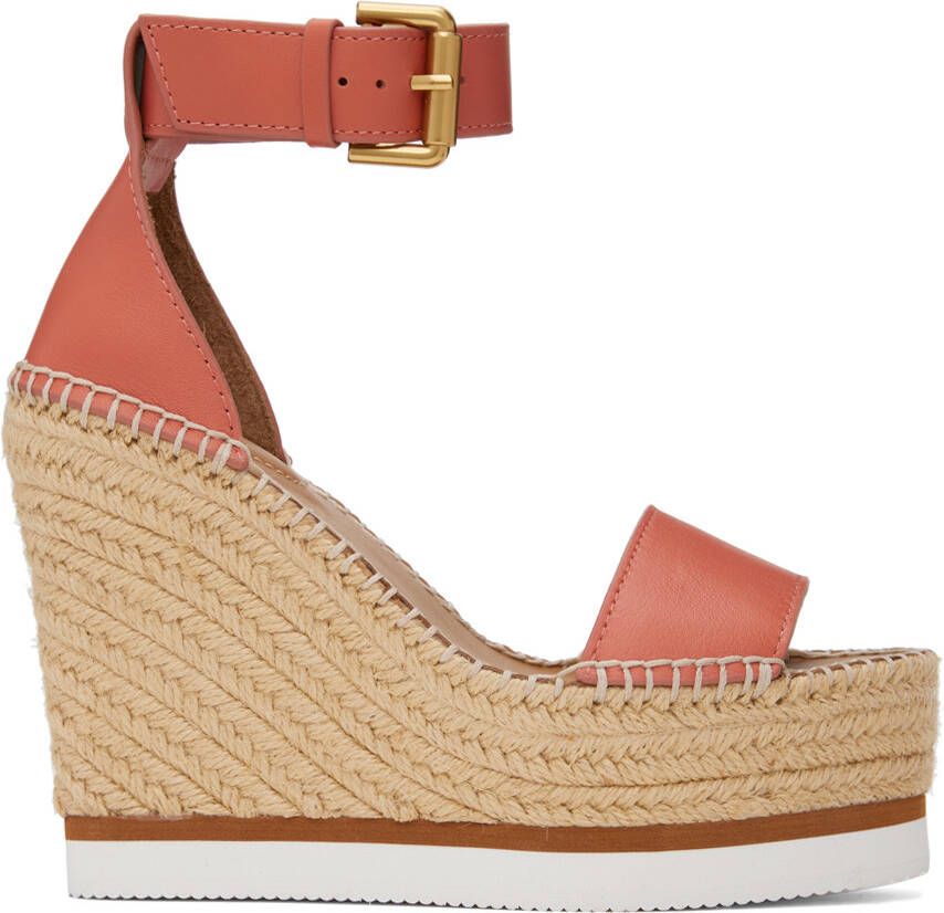See by Chloé Orange Glyn Espadrille Sandals