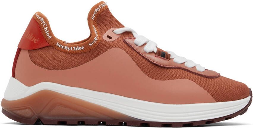 See by Chloé Red Brett Sneakers - Picture 5