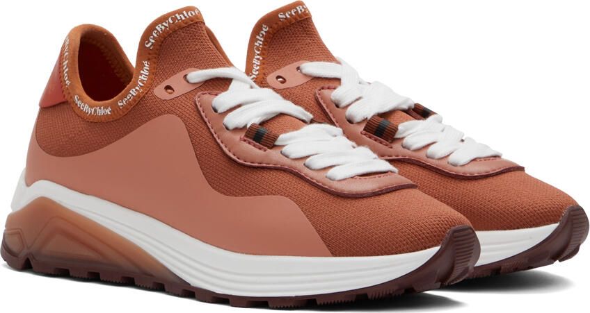 See by Chloé Red Brett Sneakers - Picture 2