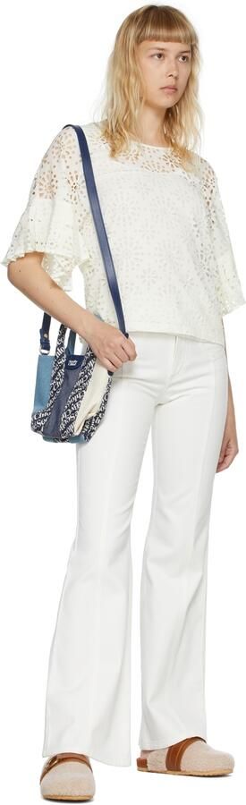 See by Chloé SSENSE Exclusive Beige Gema Slippers - Picture 4