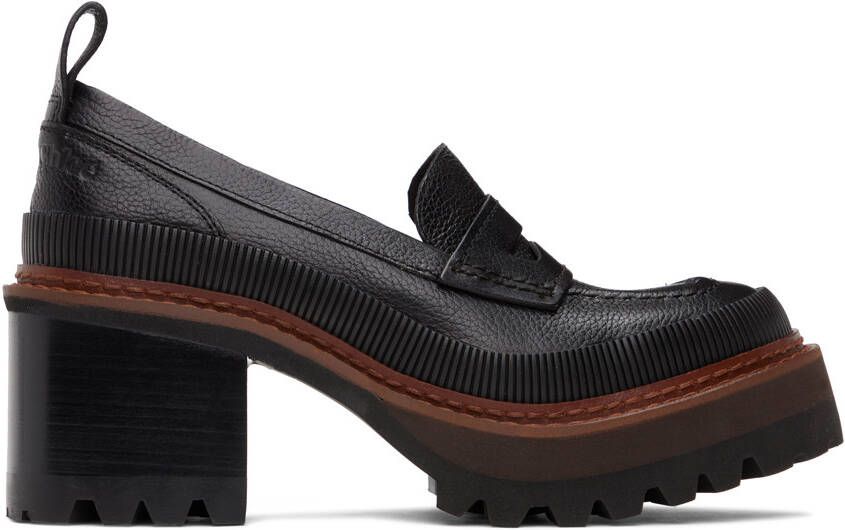 See by Chloé SSENSE Exclusive Black Mahalia Loafers - Picture 5