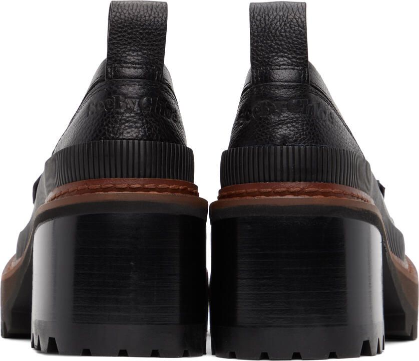 See by Chloé SSENSE Exclusive Black Mahalia Loafers
