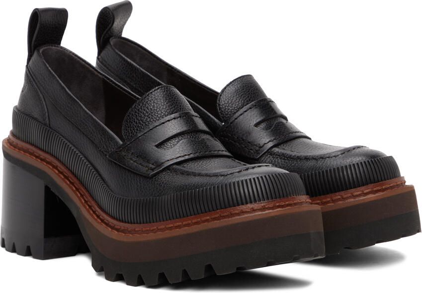 See by Chloé SSENSE Exclusive Black Mahalia Loafers - Picture 2