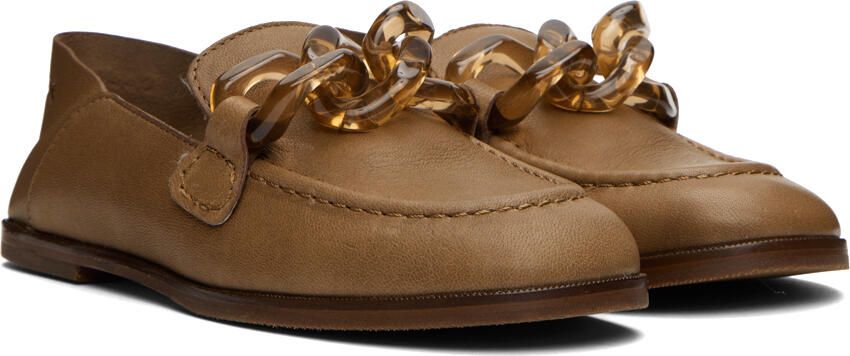 See by Chloé SSENSE Exclusive Brown Mahe Loafers - Picture 2