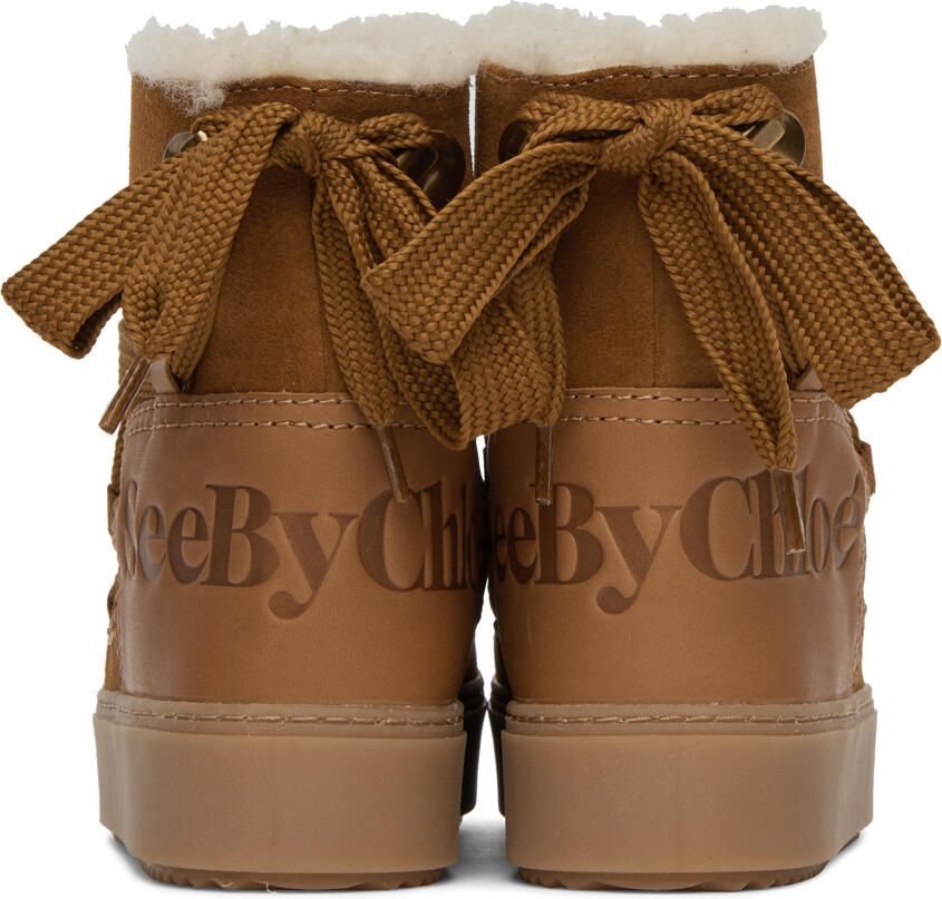 See by Chloé Tan Charlee Ankle Boots