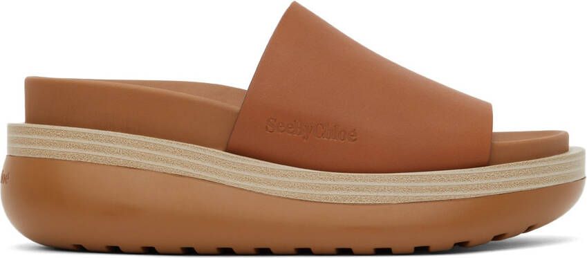 See by Chloé Tan Cicily Mules - Picture 5