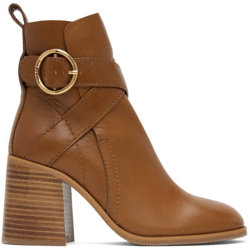 See by Chloé Tan Lyna Ankle Boots - Picture 5