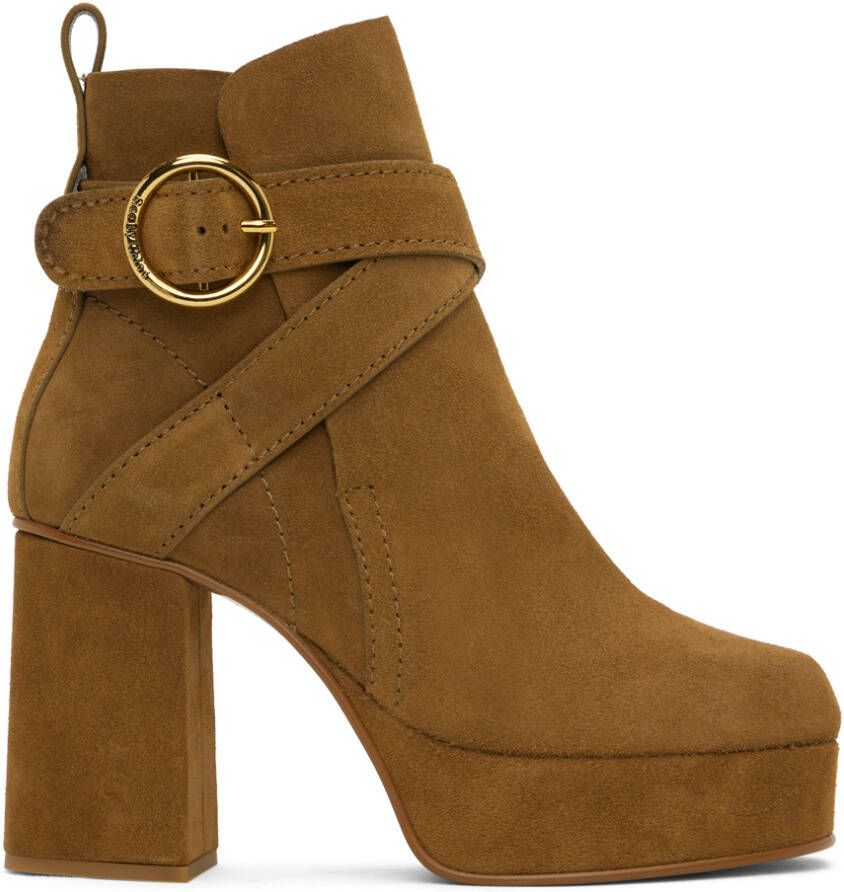 See by Chloé Tan Lyna Boots