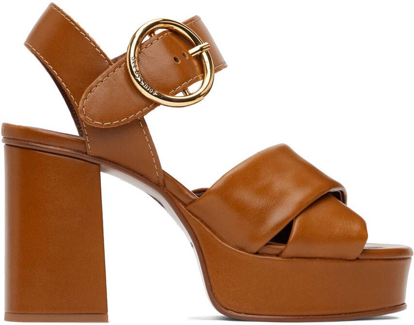 See by Chloé Tan Lyna Heeled Sandals - Picture 5