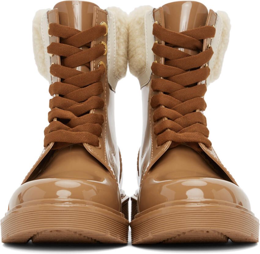 See by Chloé Tan Shearling Florrie Boots - Picture 2