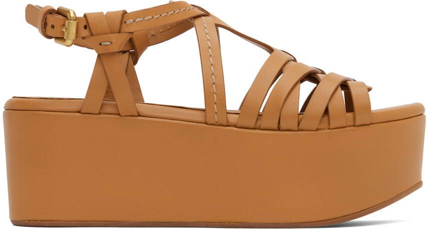 See by Chloé Tan Sierra Heeled Sandals - Picture 5