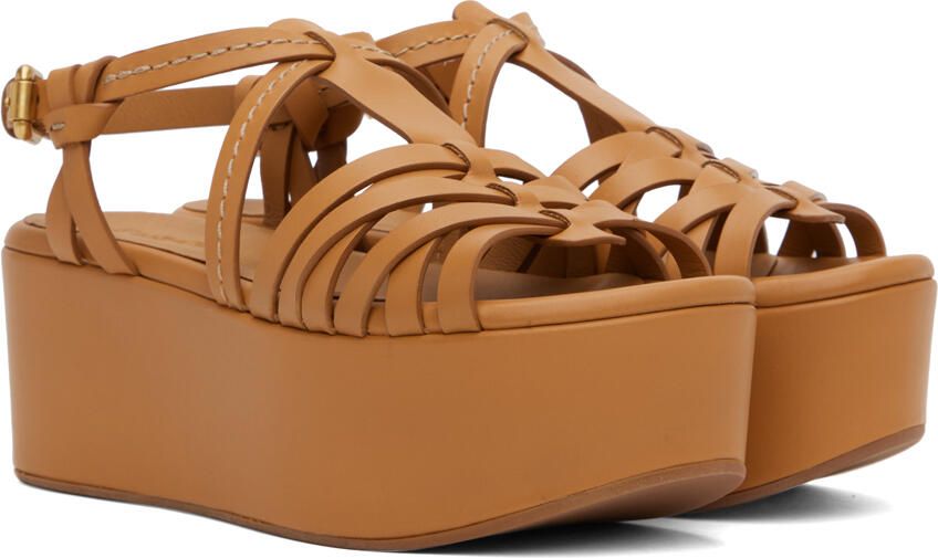 See by Chloé Tan Sierra Heeled Sandals - Picture 2