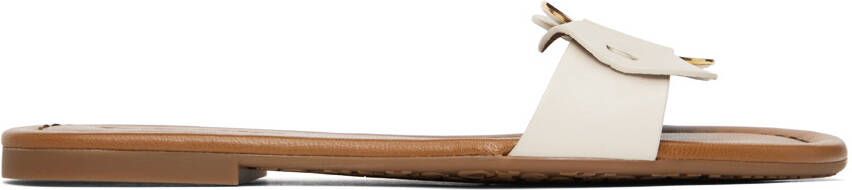 See by Chloé White & Brown Chany Sandals - Picture 5