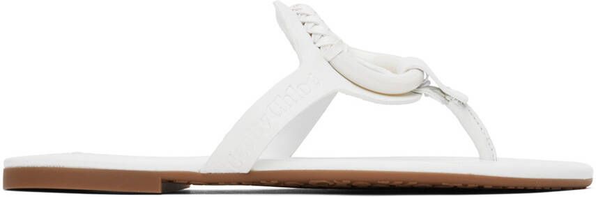 See by Chloé White Hana Sandals - Picture 5