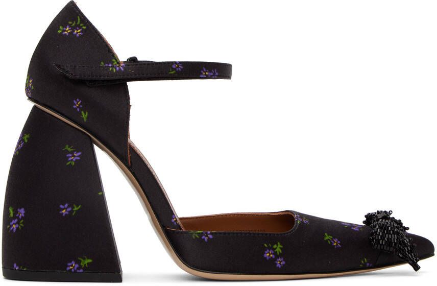 Shushu Tong Black Floral Heels