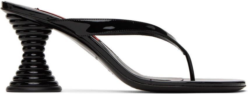 Simon Miller Black Beep Heeled Sandals - Picture 5