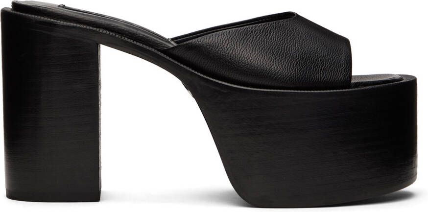 Simon Miller Black High Raid Sandals - Picture 5