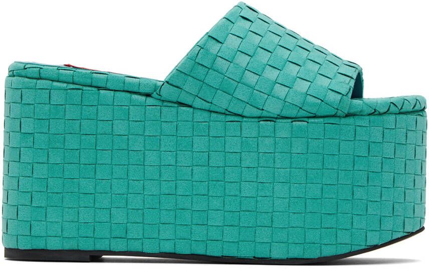 Simon Miller Blue Blackout Platform Sandals - Picture 5