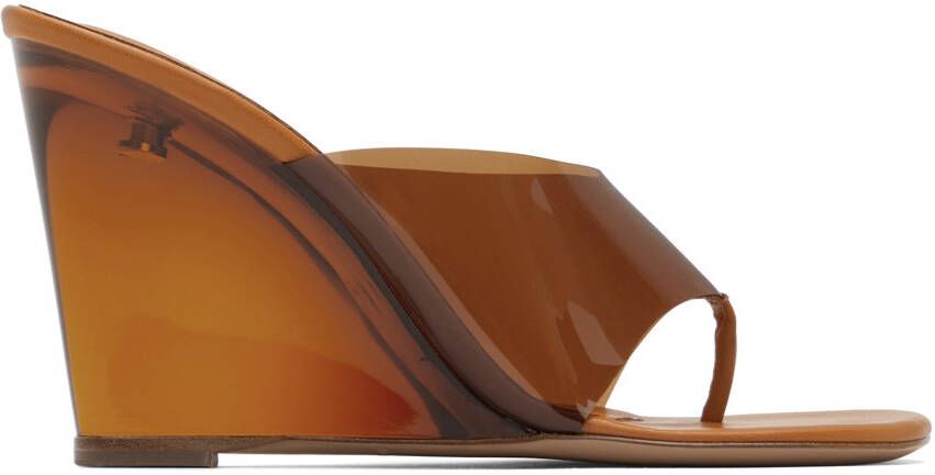 Simon Miller Orange Ghost Heeled Sandals - Picture 5