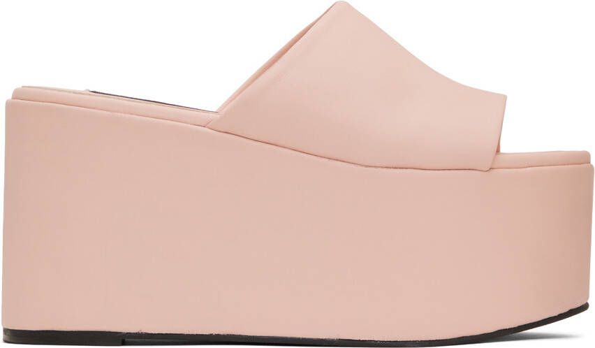 Simon Miller Pink Tommy Edition Platform Sandals - Picture 5