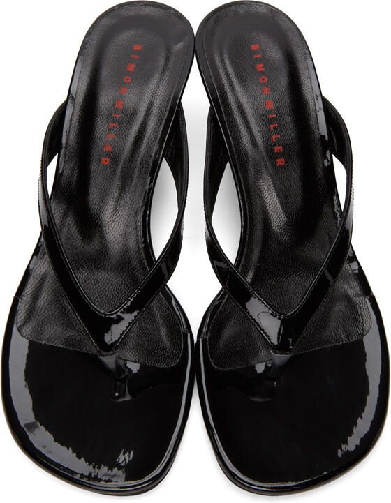 Simon Miller Black Beep Heeled Sandals