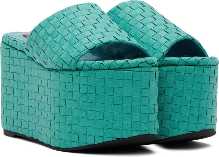 Simon Miller Blue Blackout Platform Sandals - Picture 2