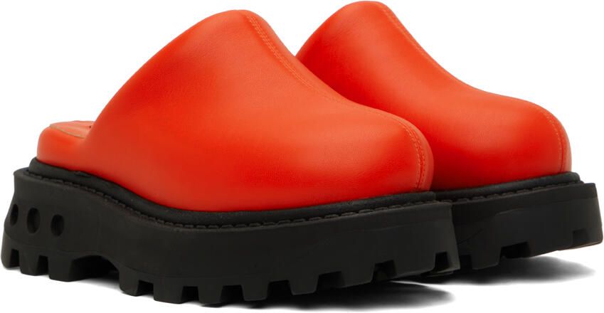 Simon Miller Red Grip Bubble Clogs - Picture 2