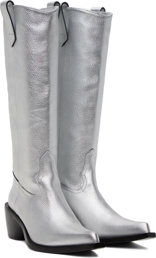 Simon Miller Silver Bandi Boots - Picture 3