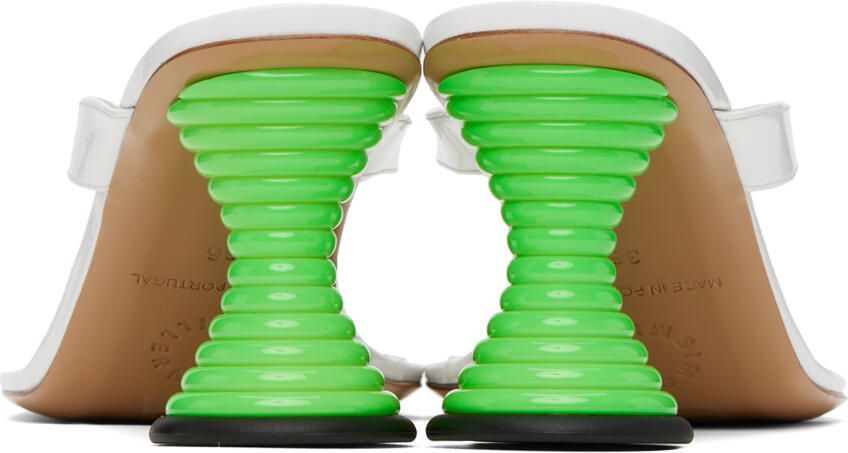 Simon Miller White Beep Heeled Sandals