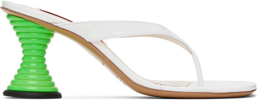 Simon Miller White Beep Heeled Sandals - Picture 5