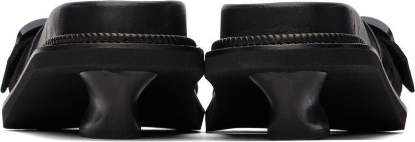 Simone Rocha Black Embellished Slides - Picture 3
