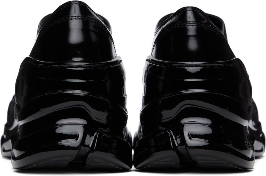 Simone Rocha Black Pearl Daisy Trek Sole Brogue Sneakers