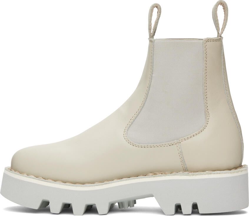 Sofie D'Hoore Off-White Foal Boots - Picture 3