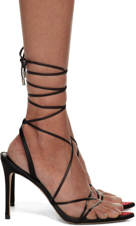 Sophia Webster Black Amora Heels