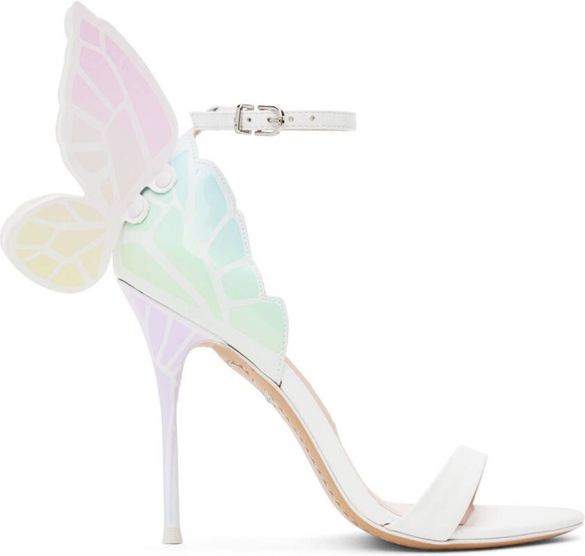 Sophia Webster Off-White Chiara Heeled Sandals - Picture 2