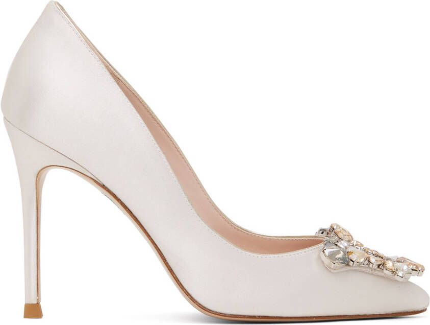 Sophia Webster Off-White Margaux Heels - Picture 5