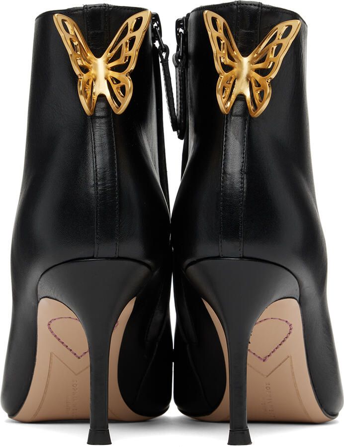 Sophia Webster Black Mariposa Boots